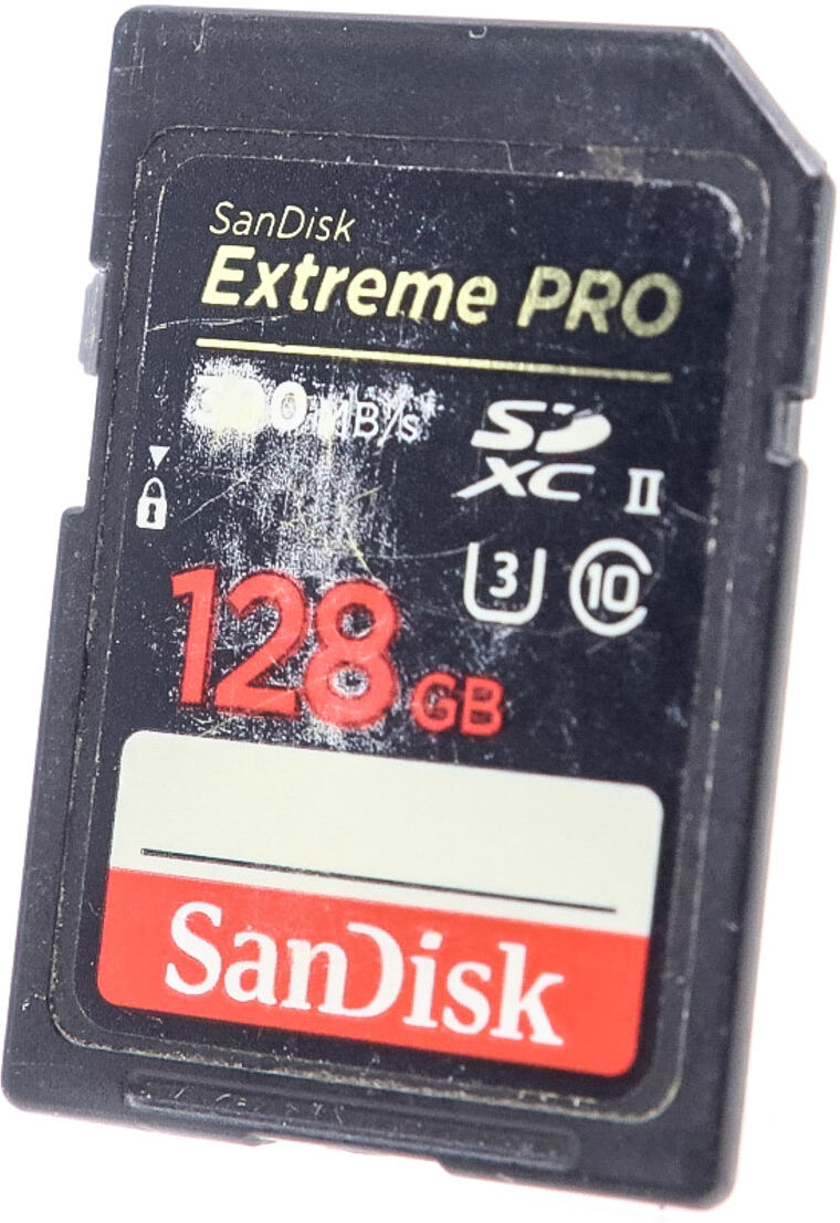 Occasion SanDisk 128Go Extreme Pro 300 MB/s UHS-II SDXC - Carte mémoire SD