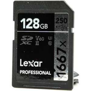 Lexar Occasion Lexar Professional 128Go 1667x 250Mos Carte memoire SDXC