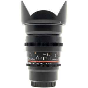 Occasion Samyang 24mm T15 VDSLR ED AS IF UMC II Monture Micro Quatre Tiers