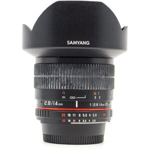 Samyang Occasion Samyang 14mm f28 ED AS IF UMC Monture Nikon