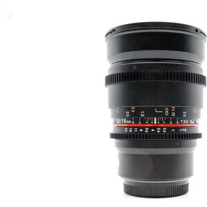 Occasion Samyang 16mm T22 ED AS UMC CS II Monture Micro quatre tiers