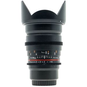 Occasion Samyang 24mm T15 VDSLR ED AS IF UMC II Monture Micro Quatre Tiers