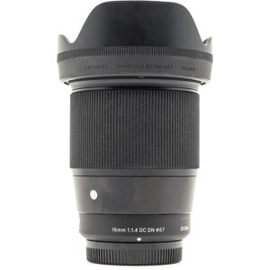 Occasion Sigma 16mm f14 DC DN Contemporary Monture Micro quatre tiers