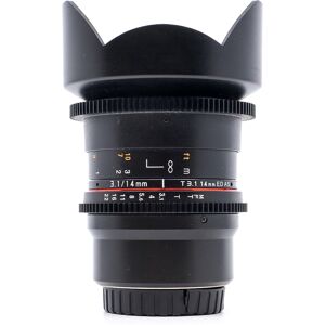 Occasion Samyang 14mm T3.1 ED AS IF UMC II - Monture Micro quatre tiers