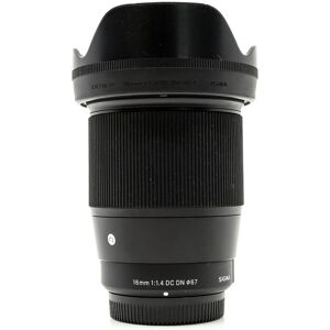 Occasion Sigma 16mm f14 DC DN Contemporary Monture Micro quatre tiers