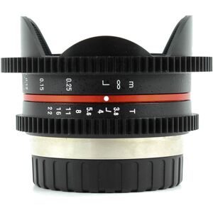 Walimex Occasion Walimex Pro 75mm T38 Fisheye Monture Micro quatre tiers