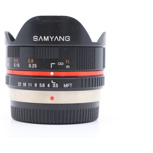 Samyang Occasion Samyang 75mm f35 UMC Fisheye Monture Micro quatre tiers Fit