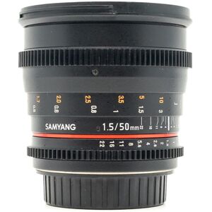 Occasion Samyang 50mm T15 VDSLR AS UMC Monture Canon EF