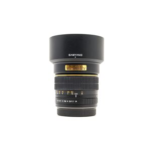 Occasion Samyang 85mm f14 ASPH IF Monture Canon EF Fit