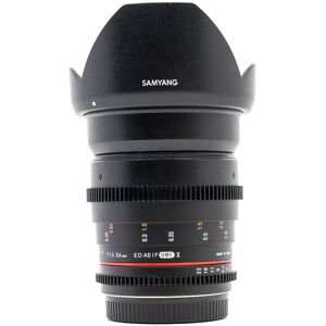 Samyang Occasion Samyang 24mm T1.5 ED AS UMC II Objectif Cinema - Monture Canon EF