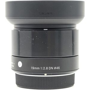 Occasion Sigma 19mm f/2.8 DN ART - Monture Micro quatre tiers