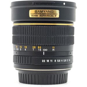 Occasion Samyang 85mm f14 ASPH IF Monture Canon EF Fit