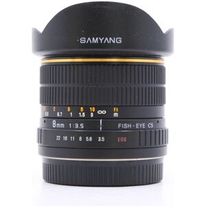 Occasion Samyang 8mm f/3.5 Fisheye - Monture Canon EF-S Fit