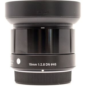 Sigma Occasion Sigma 19mm f/2.8 DN ART - Monture Micro quatre tiers