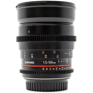 Occasion Samyang 24mm T1.5 ED AS UMC II Objectif Cinema - Monture Canon EF