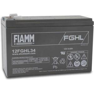 Fiamm Batterie hermétique au plomb Fiamm 12V 8,4Ah Longue durée de vie pour UPS 12FGHL34