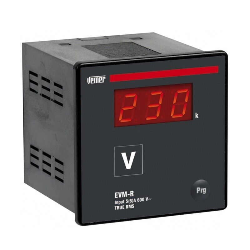 Instrument de mesure Vemer EVM-R voltmètre ou ampèremètre 600VAC VM293800