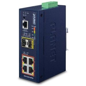 4power Commutateur Ethernet PoE 4 ports 10/100/1000T 802.3at + 2 ports 100/1000X SFP IGS52254P2S