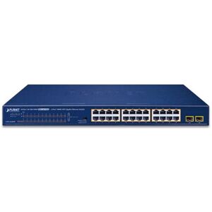 4power Commutateur 4Power 24 ports 10/100/1000T 802.3at PoE + 2 1000X SFP GSW-2620HP