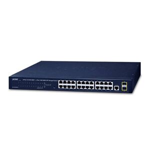 4power Commutateur 24 ports 10/100/1000T à 4 alimentations et 2 ports 100/1000X SFP GS421024T2S