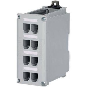 Panduit EDS LAN Panneau patch en cuivre Panduit 8 porte par guida  DIN rail CDPP8RG