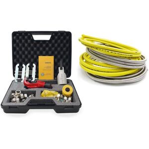 Eurotis Kits de système à sertir Eurotis pour tuyaux d’eau solaire et de gaz A06-0001-05346