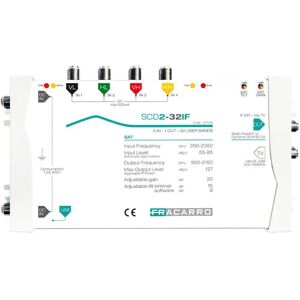 Fracarro Unité centrale Fracarro IF-IF 4 entrées satellite + 1 TV et 2 prises 1OUT 271138