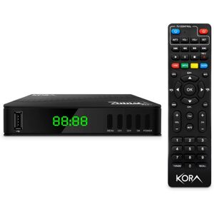 Décodeur numérique terrestre Melchioni KORA DZR-3341 DVB-T2 H265 10bit 559570238 - Publicité Décodeur numérique terrestre Melchioni KORA DZR-3341 DVB-T2 H265 10bit 559570238 - Publicité