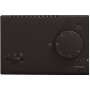 Perry Thermostat Perry mural noir alimentation 230V 1TITE303/MC