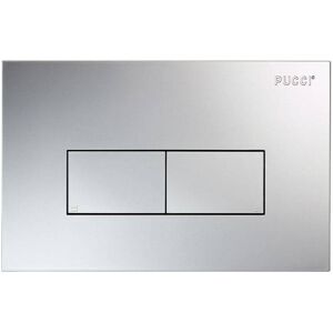 Pucciplast Plaque de commande Pucci Eco Linea pour réservoirs de chasse d'eau satinée 80130569