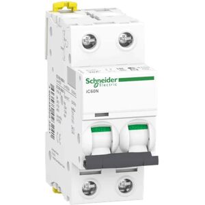 Schneider Interrupteur magnétothermique Schneider 2P 32A 6 KA C 2 modules A9F74232