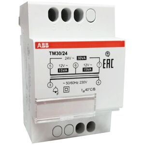 ABB transformateur de tension pour sonnettes 12-24V 30VA TM3024