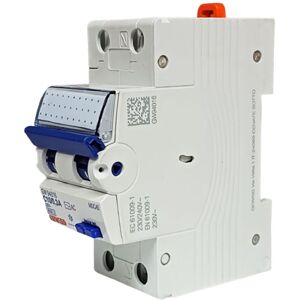 Gewiss disjoncteur différentiel 10A 1P+N 300MA AC 4.5KA 2 modules GW94016 - Publicité Gewiss disjoncteur différentiel 10A 1P+N 300MA AC 4.5KA 2 modules GW94016 - Publicité