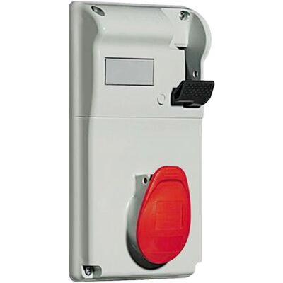 Prise Legrand - 057205 - Compacte, IP44, 16A, Murale - Publicité Prise Legrand - 057205 - Compacte, IP44, 16A, Murale - Publicité