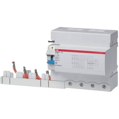 ABB DDA804 4P 100A 500mA bloc différentiel type A 6 modules B425449 - Publicité ABB DDA804 4P 100A 500mA bloc différentiel type A 6 modules B425449 - Publicité