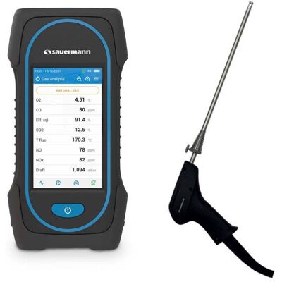 Kit d'analyse de combustion Sauermann Si-CA 130 pour générateurs 27850 - Publicité Kit d'analyse de combustion Sauermann Si-CA 130 pour générateurs 27850 - Publicité