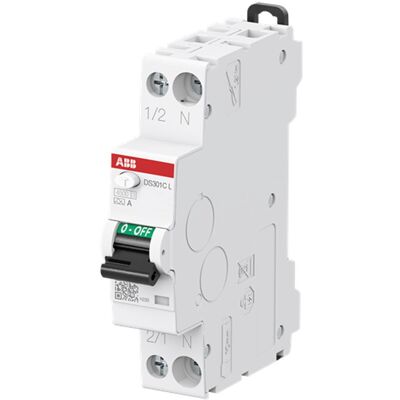 ABB DS301CLC10A30 - Disjoncteur différentiel fin - 1 Module - 30mA - Publicité ABB DS301CLC10A30 - Disjoncteur différentiel fin - 1 Module - 30mA - Publicité