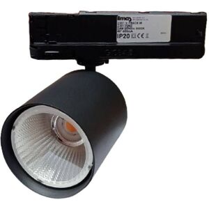 Ilmas Projecteur Led rail triphasé Ilmas 24W 4000K 2700 lumens noir 23518QN2