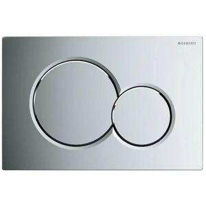 Geberit Sigma01 plaque de commande pour écoulement des WC chrome poli 115.770.21.5