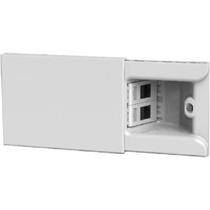 4Box Prise à disparition 4Box Hide 3 modules coulissants avec deux prises réseau RJ45 blanc 4B.01.004