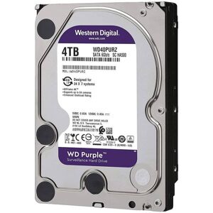 Western Digital Hard Disk Western HDD Digital 4TB 3.5 SATA III pour enregistreurs vidéo DVR WD40PURZ