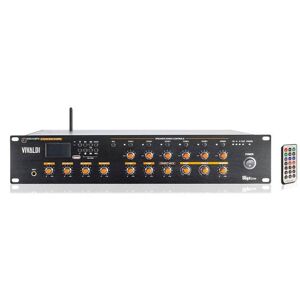 Vivaldi Group Mélangeur amplifié multizone Vivaldi ULISSE 240W FM WIFI USB MZ6240BTK