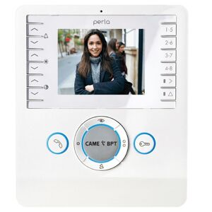 Bpt Vidéophone couleur BPT Perla mains libres écran 3,5 pouces LCD blanc