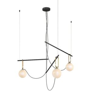 Artemide Suspension Artemide NH S3-14 noire et laiton 1276010A