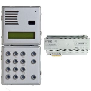 Urmet Kit Urmet système 2 Voice avec module d'appel sur Sinthesi 1783/703