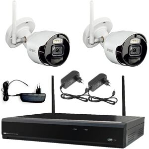 Kit de vidéosurveillance Wifi Urmet IP avec NVR 8 canaux et 2 caméras 2M 1098/820 - Publicité