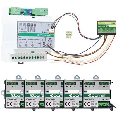 Kit Domotique Comelit - 5 volets roulants automatiques - Publicité Kit Domotique Comelit - 5 volets roulants automatiques - Publicité