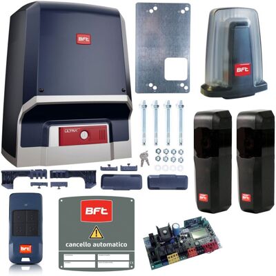 Kit portail coulissant BFT Ares Ultra BT B1000 24V - Publicité Kit portail coulissant BFT Ares Ultra BT B1000 24V - Publicité