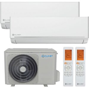 Clivet by Midea Climatiseur Double Split Clivet EZCool 9000+12000BTU Inverter R32 A++/A+.