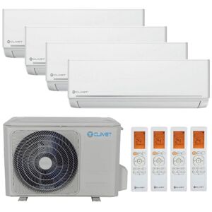 Clivet by Midea Climatiseur Quadri Split Clivet EZCool 9+9+12+12BTU Inverter R32 A++/A+.